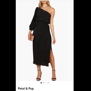 Petal and Pup Black Dress